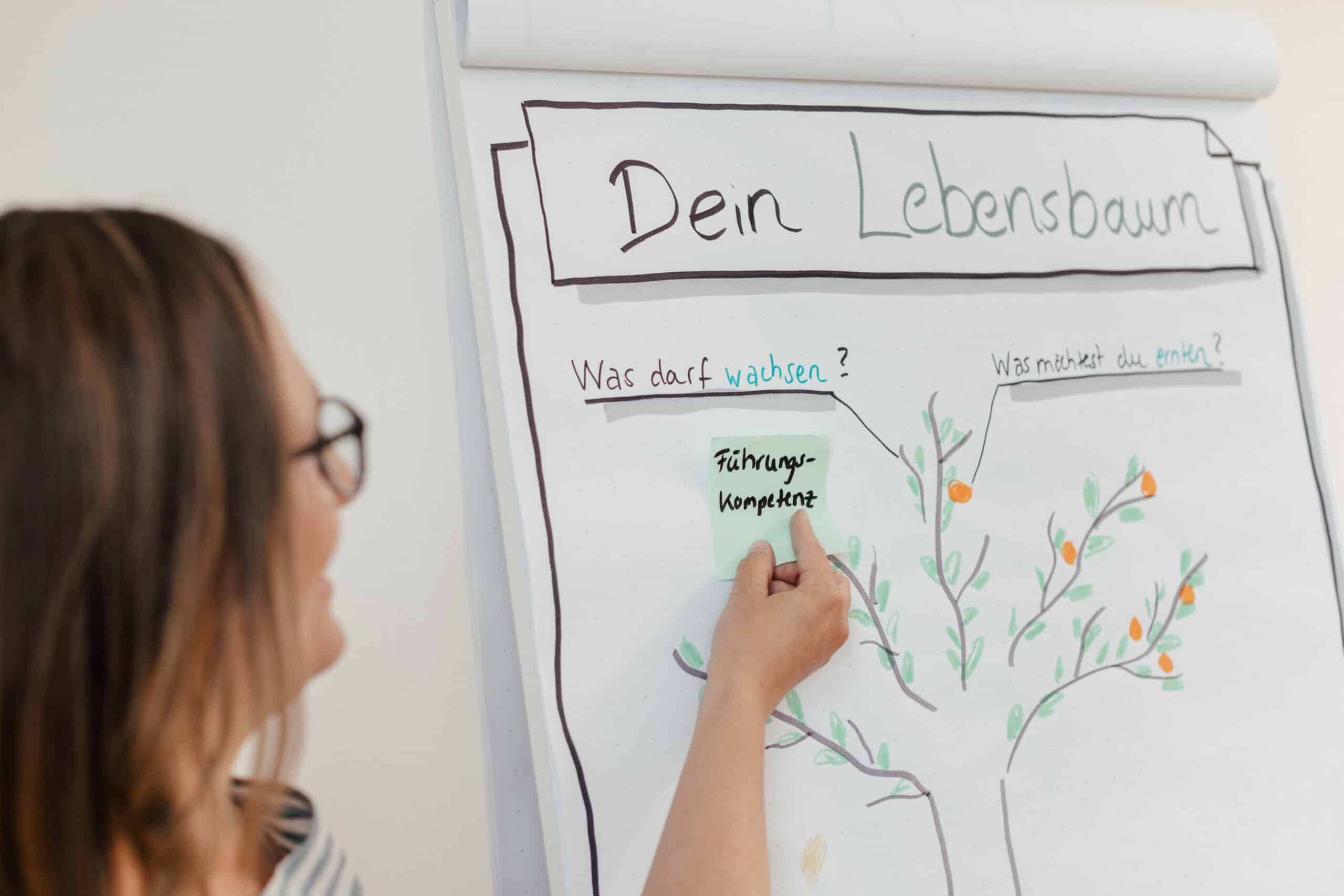 Coachingmethode Lebensbaum mit Beispiel Führungskompetenz