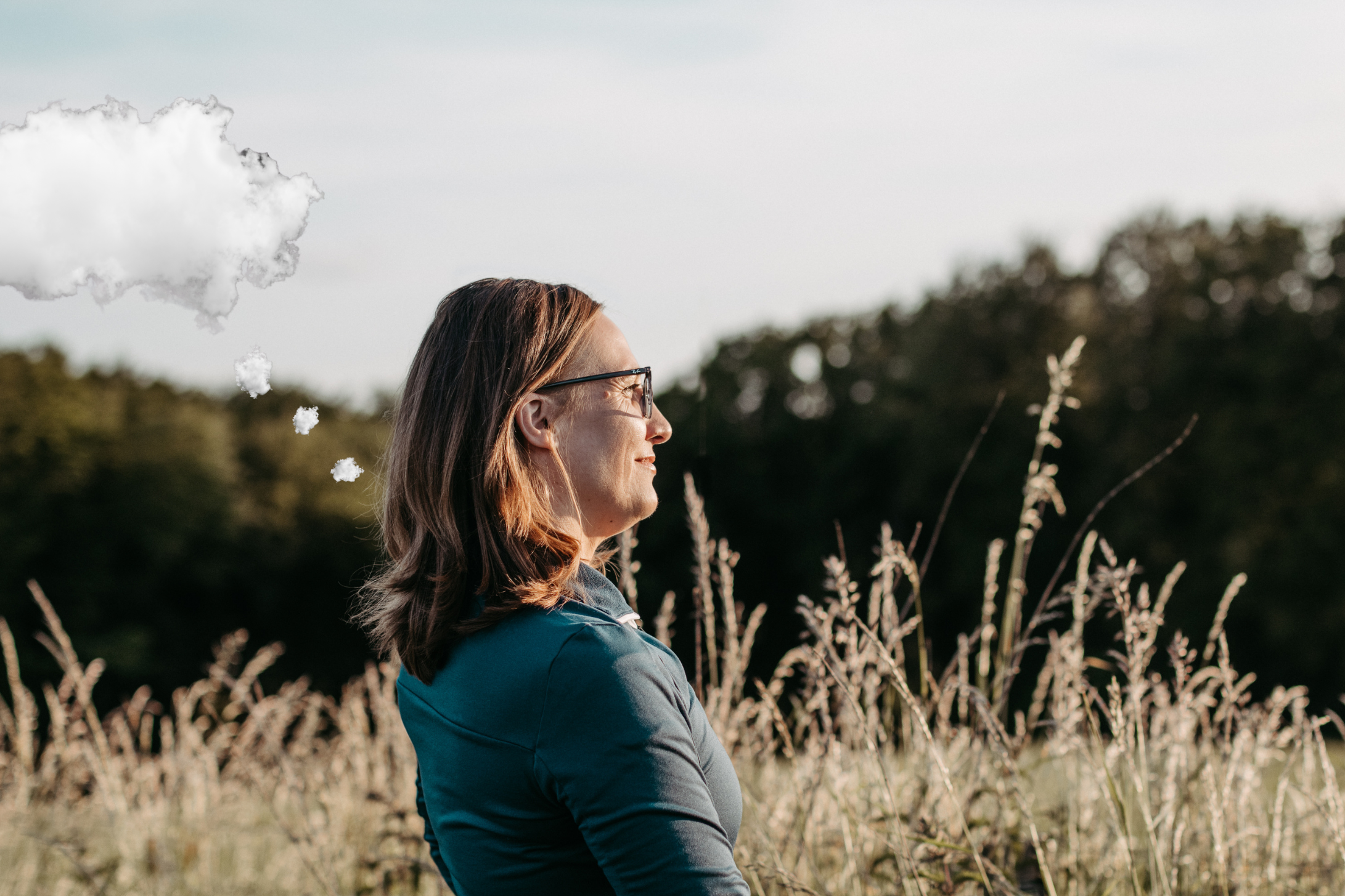 Coach Christiane Kaiser lässt beim Blick in die Weite lästige Gedanken zurück